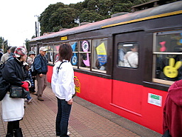 銚子音楽祭2007の音楽列車風景
